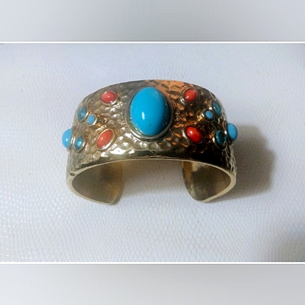 Gorgeous hammered bracelet!